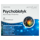 Activlab Pharma Psychobiotyk, 20 kapsułek dojelitowych Activlab Pharma Psychobiotyk, 20 kapsułek dojelitowych - miniaturka zdjęcia produktu