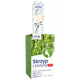 Vitter Blue Skrzyp z Biotyną Forte, 45 tabletek + dodatkowo pilnik do paznokci - miniaturka zdjęcia produktu