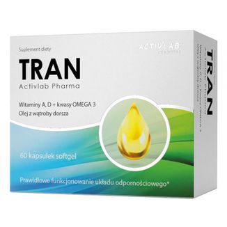 Activlab Pharma Tran 500 mg, 60 kapsułek - zdjęcie produktu