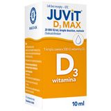 Juvit D3 Max 20000 IU/ ml, krople doustne, roztwór, 10 ml USZKODZONE OPAKOWANIE - miniaturka zdjęcia produktu