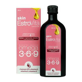 EstroVita Skin, estry kwasów Omega 3-6-9, 250 ml USZKODZONE OPAKOWANIE - zdjęcie produktu
