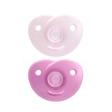 Avent Soothie, smoczek uspokajający, silikonowy, ortodontyczny, girl, SCF099/22, 0-6 miesięcy, 2 sztuki - miniaturka zdjęcia produktu