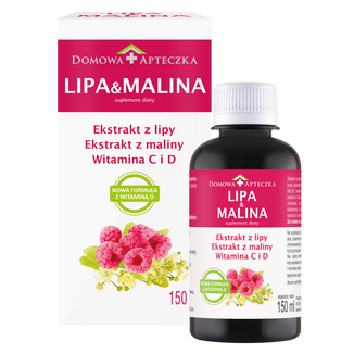 Lipa & Malina, dla dzieci powyżej 3 lat i dorosłych, smak malinowy, 150 ml KRÓTKA DATA - zdjęcie produktu