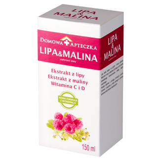 Lipa & Malina, dla dzieci powyżej 3 lat i dorosłych, smak malinowy, 150 ml - zdjęcie produktu