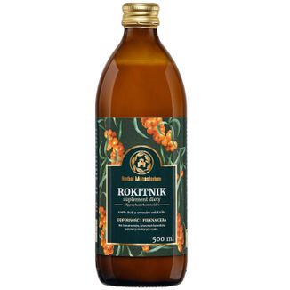 Herbal Monasterium Rokitnik, 100% sok naturalny , 500 ml - zdjęcie produktu