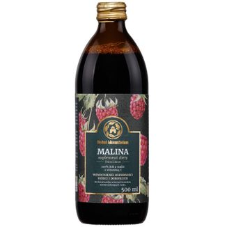Herbal Monasterium Malina, 100% sok z witaminą C, 500 ml - zdjęcie produktu