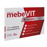 MebeVit B-complex, 60 tabletek powlekanych USZKODZONE OPAKOWANIE - miniaturka zdjęcia produktu