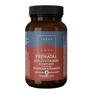Terranova Prenatal Multivitamin Kompleks, 50 kapsułek roślinnych - zdjęcie produktu