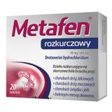 Metafen rozkurczowy 40 mg, 20 tabletek - miniaturka zdjęcia produktu