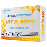 Allnutrition D3 4000, 60 kapsułek USZKODZONE OPAKOWANIE - miniaturka zdjęcia produktu