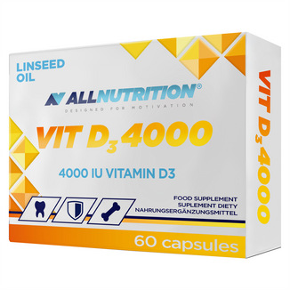 Allnutrition D3 4000, 60 kapsułek USZKODZONE OPAKOWANIE - zdjęcie produktu