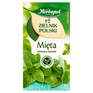 Herbapol Zielnik Polski Mięta, herbatka ziołowa, 2 g x 20 torebek - zdjęcie produktu