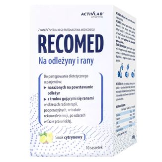 ActivLab Pharma RecoMed Na Odleżyny i Rany, smak cytrynowy, 10 saszetek - zdjęcie produktu