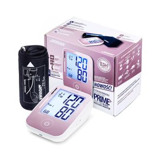 Novama Prime+ Pink, automatyczny ciśnieniomierz naramienny, z mankietem 22-40 cm, różowy, z ekranem LCD - zdjęcie produktu