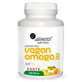 Aliness Vegan Omega 3 Forte DHA 500 mg, 60 kapsułek vege - miniaturka zdjęcia produktu