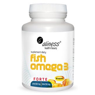 Aliness Fish Omega 3 Forte 500/250 mg, 90 kapsułek - zdjęcie produktu