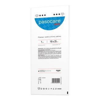 Pasocare Med, plaster opatrunkowy, jałowy, 10 cm x 25 cm, 1 sztuka - zdjęcie produktu