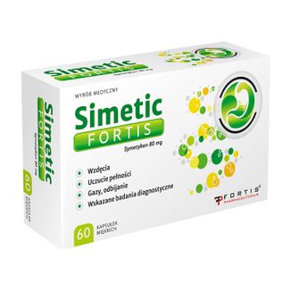 Simetic Fortis 80 mg, 60 kapsułek miękkich - zdjęcie produktu