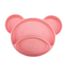 Canpol Babies, sililkonowy talerzyk trójdzielny z przyssawką, różowy miś, od 6 miesiąca, 1 sztuka - miniaturka 3 zdjęcia produktu
