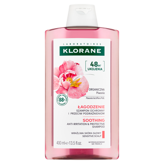 Klorane, szampon do włosów z organiczną piwonią, 400 ml - zdjęcie produktu
