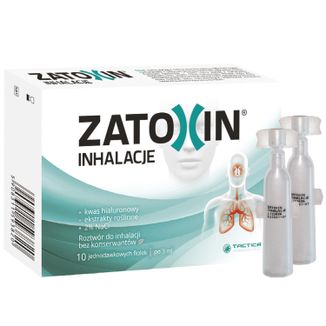 Zatoxin Inhalacje, roztwór do inhalacji, 3 ml x 10 ampułek - zdjęcie produktu