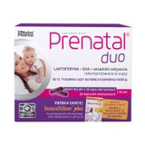 Prenatal Duo, 30 kapsułek twardych + 60 kapsułek żelowych + Femaltiker Plus, smak karmelowy, 1 saszetka gratis - miniaturka zdjęcia produktu