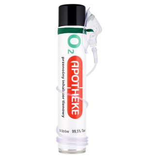 Apotheke O2, przenośny inhalator tlenowy, 14 l - zdjęcie produktu