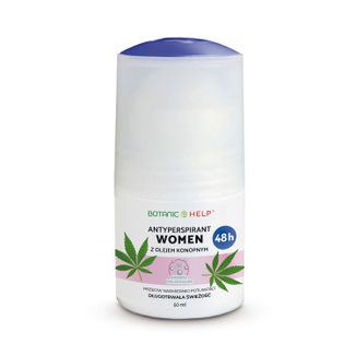Botanic Help Women, antyperspirant roll-on 48h z olejkiem knopnym, 50 ml - zdjęcie produktu