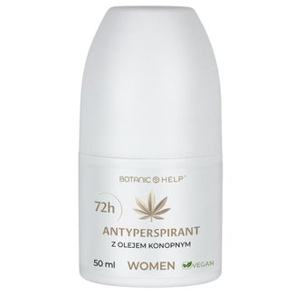 Botanic Help Women, antyperspirant roll-on 48h z olejkiem knopnym, 50 ml Botanic Help Women, antyperspirant roll-on 48h z olejkiem knopnym, 50 ml - zdjęcie produktu