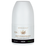 Botanic Help Men, antyperspirant roll-on 48h z olejkiem konopnym, 50 ml - miniaturka zdjęcia produktu