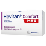Heviran Comfort Max 400 mg, 60 tabletek USZKODZONE OPAKOWANIE Heviran Comfort Max 400 mg, 60 tabletek USZKODZONE OPAKOWANIE - miniaturka zdjęcia produktu