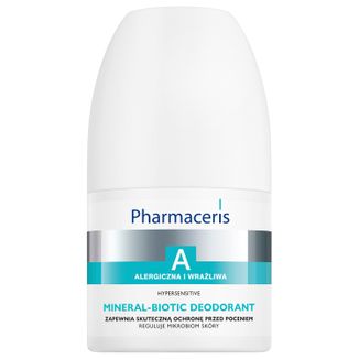 Pharmaceris A Hypersensitive Mineral Biotic, dezodorant roll-on, 50 ml - zdjęcie produktu