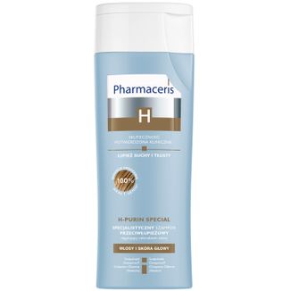 Pharmaceris H-Purin Special, specjalistyczny szampon przeciwłupieżowy regulujący mikrobiom skóry, 250 ml - zdjęcie produktu