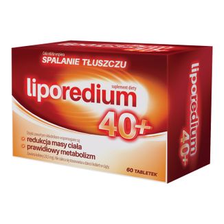 Liporedium 40+, 60 tabletek USZKODZONE OPAKOWANIE - zdjęcie produktu