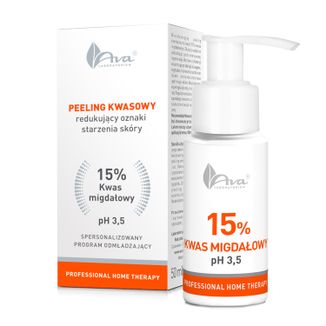 Ava, peeling redukujący oznaki starzenia skóry, kwas midgałowy 15%, 50 ml - zdjęcie produktu