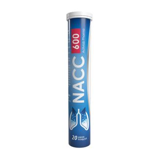 Activlab Pharma NACC 600, N-acetylocysteina, smak cytrynowy, 20 tabletek musujących - zdjęcie produktu
