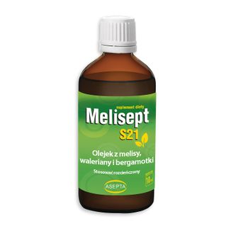 Melisept S21, olejek z melisy, waleriany i bergamotki, 10 ml - zdjęcie produktu
