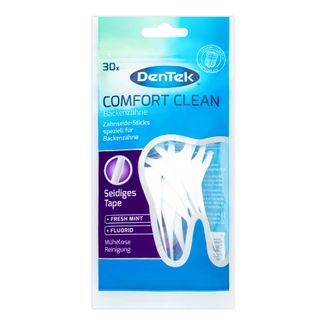 DenTek Comfort Clean, wykałaczki z nicią dentystyczną, 30 sztuk - zdjęcie produktu