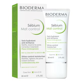 Bioderma Sebium Mat Control, matujący krem nawilżający do skóry tłustej i mieszanej, 30 ml - zdjęcie produktu