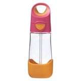 B.Box, butelka na wodę ze słomką, tritanowa, bidon dla dzieci, Strawberry Shake, od 9 miesiąca, 450 ml - miniaturka zdjęcia produktu