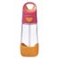 B.box, butelka na wodę ze słomką, tritanowa, bidon dla dzieci, Strawberry Shake, od 9 miesiąca, 450 ml - miniaturka  zdjęcia produktu