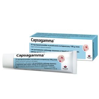 Capsagamma 53 mg/ 100 g, krem, 40 g - zdjęcie produktu