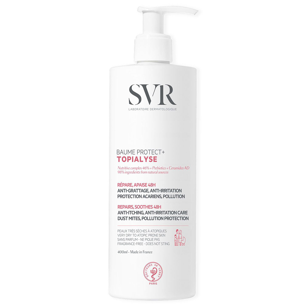 Nieznana SVR Topialyse Baume Protect+, kojący balsam ochronny, skóra atopowa, 400 ml