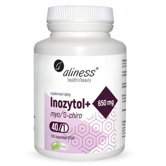 Aliness Inozytol 650 mg, 100 kapsułek vege - zdjęcie produktu