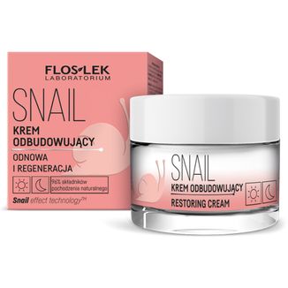 Floslek Laboratorium Snail, krem odbudowujący, 50 ml - zdjęcie produktu