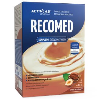 ActivLab Pharma RecoMed, preparat odżywczy, orzechowy, 65 g x 6 saszetek USZKODZONE OPAKOWANIE - zdjęcie produktu