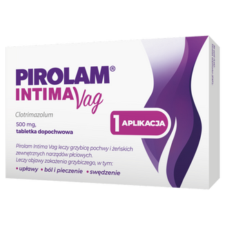 Pirolam Intima Vag 500 mg, 1 tabletka dopochwowa - zdjęcie produktu