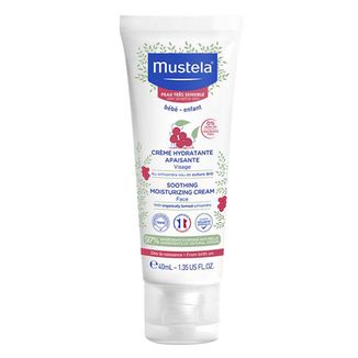 Mustela Bebe Enfant, łagodzący krem nawilżający do twarzy do skóry bardzo wrażliwej, od urodzenia, 40 ml USZKODZONE OPAKOWANIE - zdjęcie produktu