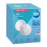 Canpol Babies, wkładki laktacyjne 3D z przylepcem, białe, 100 sztuk + 40 sztuk w prezencie USZKODZONE OPAKOWANIE - miniaturka zdjęcia produktu