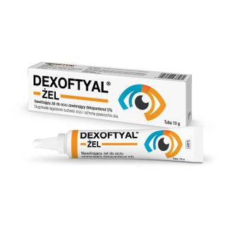Dexoftyal, nawilżający żel do oczu zawierający dekspantenol 5%, 10 g - zdjęcie produktu